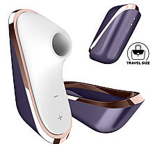 Кліторальний вібростимулятор з 11 інтенсивностями повітряних хвиль Satisfyer Traveler
