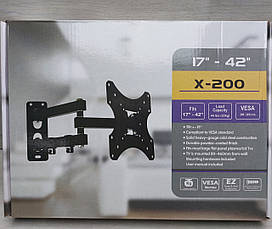 Кріплення настінний для телевізора X-200 (розмір 17"- 42"), фото 4