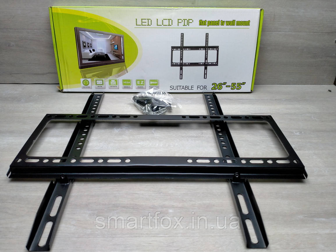 Кріплення настінний для телевізора (розмір 26-55 дюймів) з максимальним навантаженням 50 кг