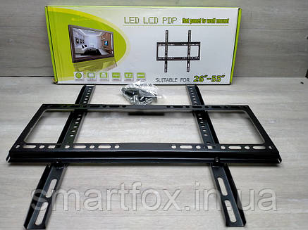 Кріплення настінний для телевізора (розмір 26-55 дюймів) з максимальним навантаженням 50 кг, фото 1