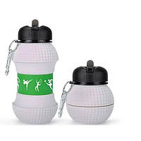 Пляшка для води складана силіконова 550 мл A-952