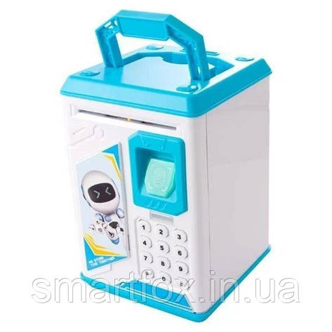 Іграшка-сейф скарбничка з відбитком INTELLIGENCE MONEY BOX 778A, фото 1