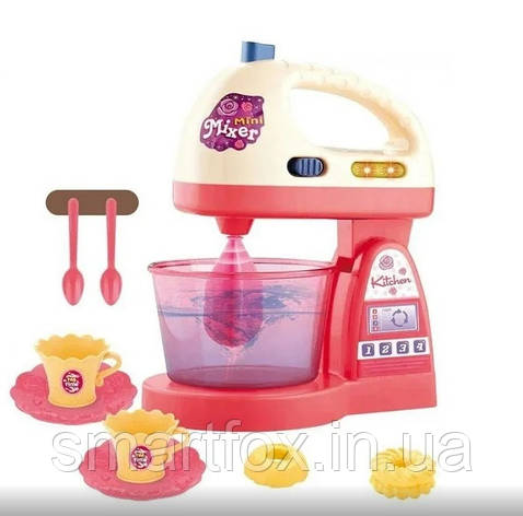 Міксер дитячий MINI KITCHEN 6804A звукові ефекти 9 предметів, фото 1