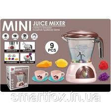 Блендер дитячий звукові ефекти MINI JUICE MIXER 9 предметів, фото 1