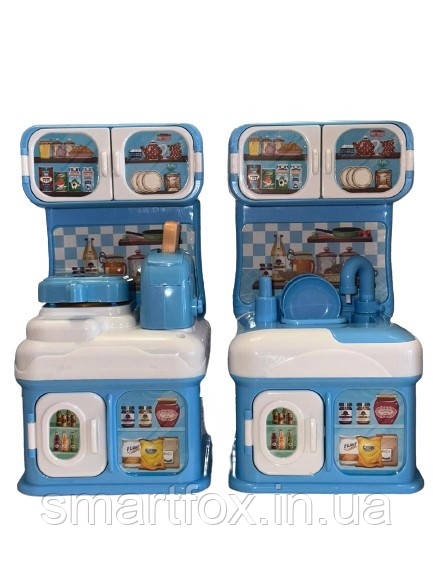 Ігровий набір Кухня дитяча 2 шафки з посудом Kitchen 868-54