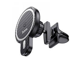 Холдер автомобільний HOCO CA85 + бездротове ЗП магнітний 15W, фото 4