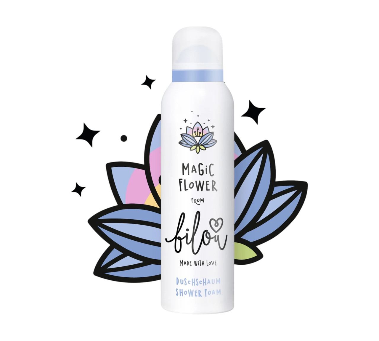 Пінка для душу Bilou Magic Flower 200 мл, фото 1
