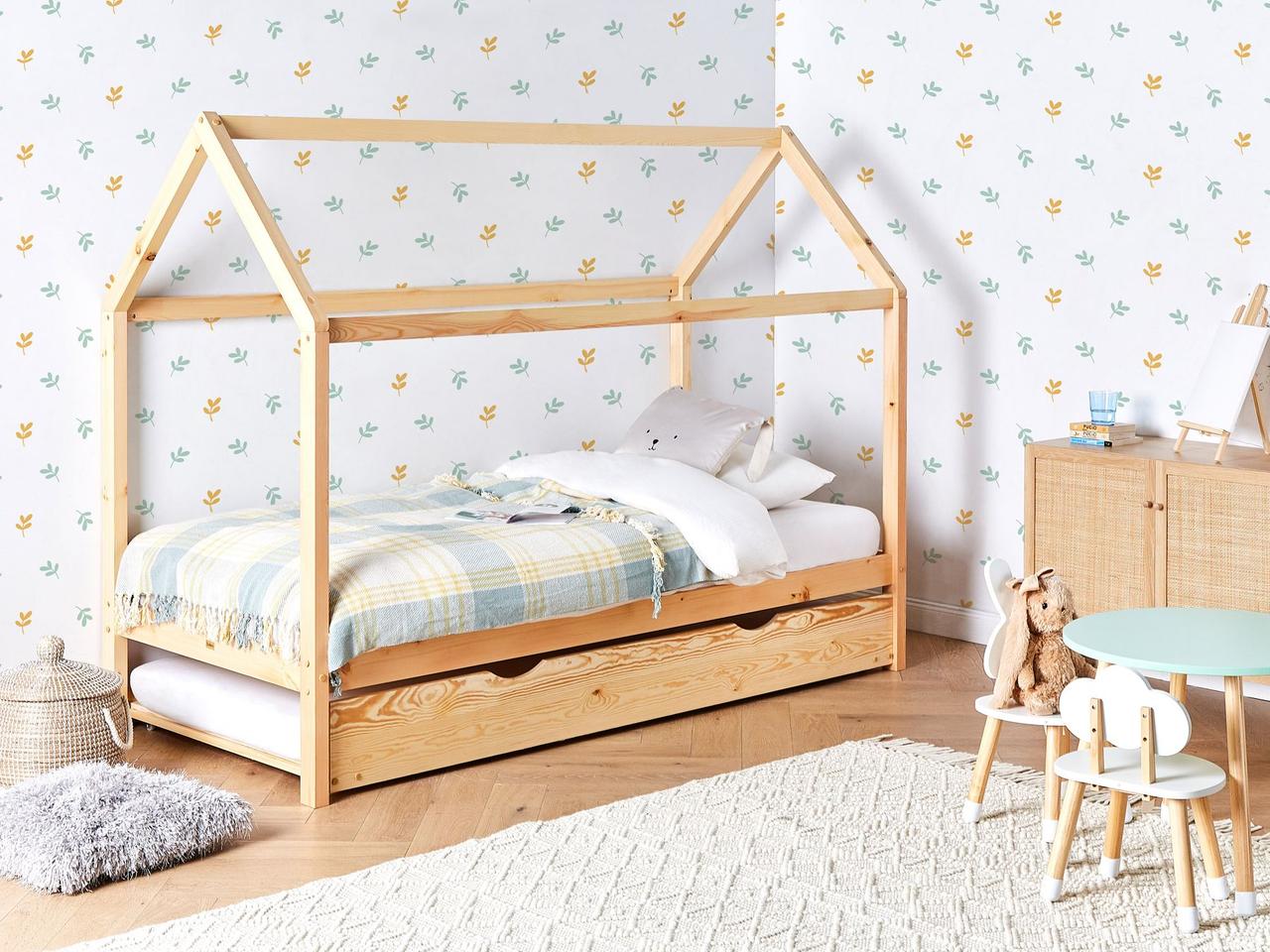 Ліжко із сосни висувне CRILLON 90 x 200 см