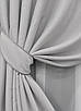 Комплект штор (2шт. 1,5х2,7м.) блекаут двосторонній, колекція "Eclipse". Колір світло-сірий. Код 1791ш 33-0768, фото 4