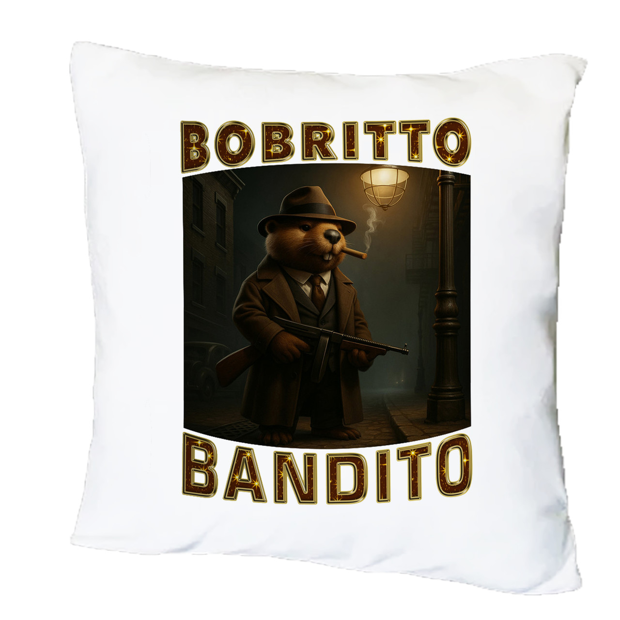 Подушка з друком "Bobritto Bandito" (28557), фото 1