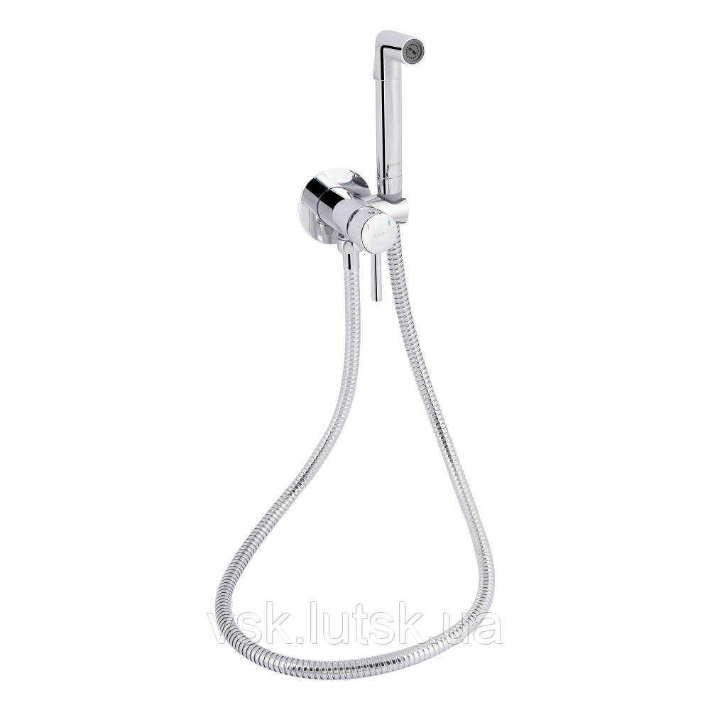 Набір для гігієнічного душу Inspai-Varius V00440001 Chrome (k35) Qtap, фото 1