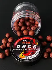 Вафтерс Big fish V.H.C.S Very Hot Chilly Squid кальмар чилі 10мм 12мм 8*12 дамблс