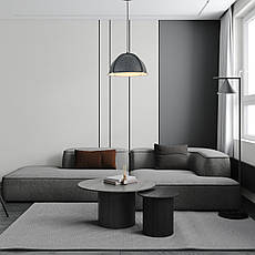 Дизайнерський підвіс-люстра 40см із фетра в сірому кольорі (805-1889-1), фото 4