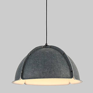 Дизайнерський підвіс-люстра 40см із фетра в сірому кольорі (805-1889-1), фото 2