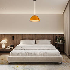 Дизайнерський підвіс-люстра 40см із фетра в жовтому кольорі (805-1889-1), фото 4