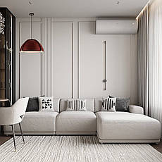 Дизайнерський підвіс-люстра 60см із фетра в бордовому кольорі (805-1889-1), фото 3