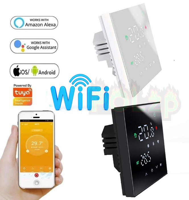 Терморегулятор для теплої підлоги M3H с Wi-Fi, фото 1