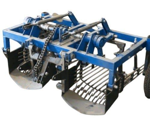 Дворядний картоплекопач для мототрактора, фото 1