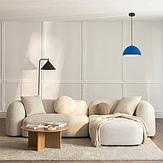 Дизайнерський підвіс-люстра 35см із фетра в синьому кольорі (805-1890-1), фото 3