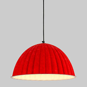 Дизайнерський підвіс-люстра 35см із фетра в червоний кольорі (805-1890-1), фото 2