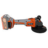 Безщіткова акумуляторна болгарка Rebiner RAG-125BL/20Li (Без АКБ і ЗП), фото 4