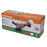 Безщіткова акумуляторна болгарка Rebiner RAG-125BL/20Li (Без АКБ і ЗП), фото 9
