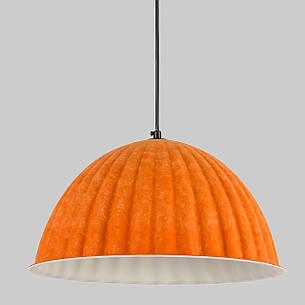 Дизайнерський підвіс-люстра 35см із фетра в помаранчевому кольорі (805-1890-1), фото 2