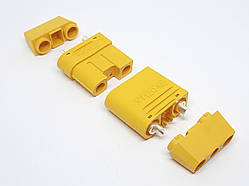 Силовий роз'єм живлення Amass XT120(2+2) пара штекер+гніздо (XT120H-M+XT120H-F)