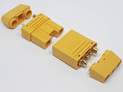 Силовий роз'єм живлення Amass XT120(2+4) пара штекер+гніздо (XT120H-M+XT120H-F)