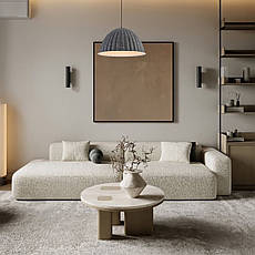 Дизайнерський підвіс-люстра 55см із фетра в графітовому кольорі (805-1890-1), фото 4