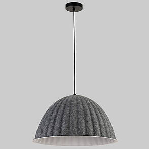 Дизайнерський підвіс-люстра 55см із фетра в графітовому кольорі (805-1890-1), фото 1