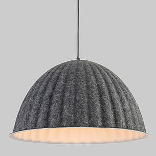 Дизайнерський підвіс-люстра 55см із фетра в графітовому кольорі (805-1890-1), фото 2
