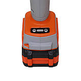 Безщіткова акумуляторна шліфувальна машинка Rebiner RAG-125BLK/20Li (1Акб 20В 4Ач), фото 9