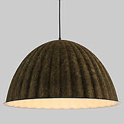 Дизайнерський підвіс-люстра 55см із фетра в кольорі хакі (805-1890-1)