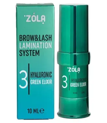 Склад для ламінування ZOLA Color Lab 03 Hyaluronic Green Elixir 10 мл, фото 1