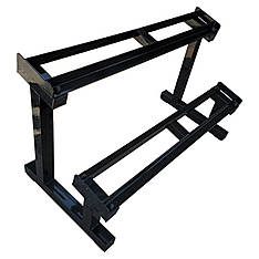 Стійка для гантелей 1.2 м Чорний Стійки для гантелей, грифів та дисків розбірна