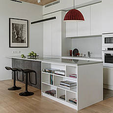 Дизайнерський підвіс-люстра 55см із фетра в бордовому кольорі (805-1890-1), фото 3