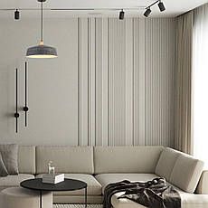 Дизайнерський підвіс-люстра 41см із фетра в сірому кольорі (805-1891-1), фото 4