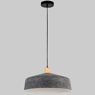 Дизайнерський підвіс-люстра 41см із фетра в сірому кольорі (805-1891-1), фото 2