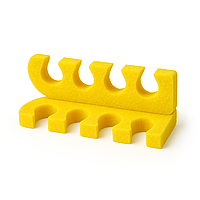 Роздільники для педикюру м'які, жовті