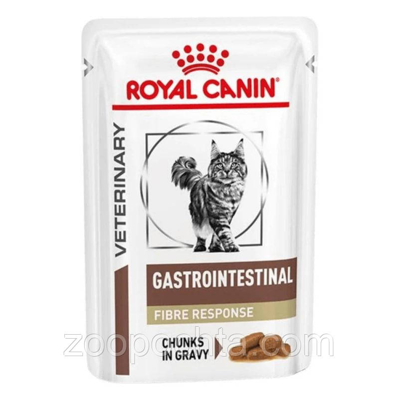 Вологий корм для кішок Royal Canin Gastrointestinal Fibre Response при порушеннях травлення 85 гр 12 шт, фото 1