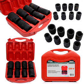 Набір головок ударних 8 шт 22мм-41мм "1" Kraft&Dele KD10216