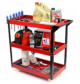 Візок для майстерні/шафа для інструментів із 3 полицями Silver S11630