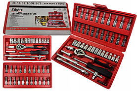 Набір інструментів 46 од. 1/4" Silver SK-046-01