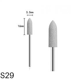 Фрези силіконові для шліфування та полірування нігтів та кутикули S29