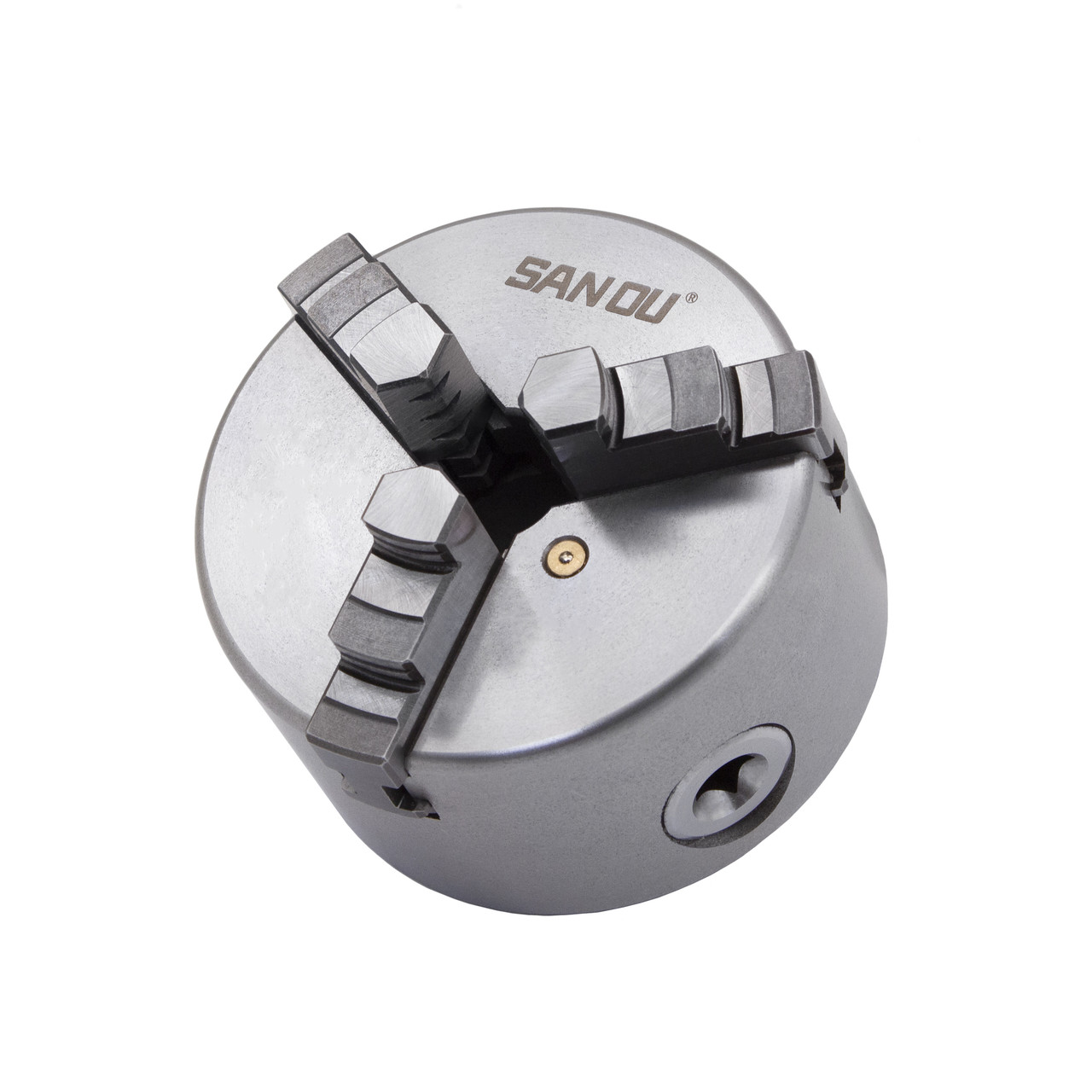 Токарний патрон К11-80, 3-х кулачковий, самоцентрувальний, 80 мм, зі зворотніми кулачками