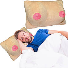 М'яка подушка у формі грудей Plush Pillow Breasts – м’який жарт для обіймів і настрою