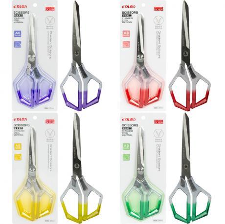 Від 2 шт. Ножницы канцелярские из нержавеющей стали DL3228 на блистере 220мм купити дешево оптом в інтернет-магазині