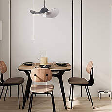 Дизайнерський підвіс-люстра "Капелюх" 50см із фетра в графітовому кольорі (805-1892-1), фото 3