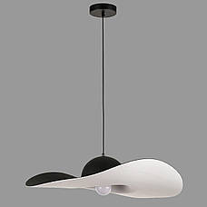 Дизайнерський підвіс-люстра "Капелюх" 65см із фетра в чорному кольорі (805-1892-1), фото 2